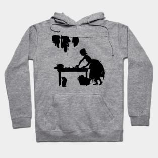 Arthur Rackham's Silouette Cinderella Laundry Hoodie